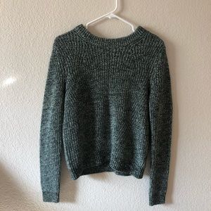 H&M green knitted sweater